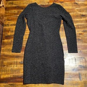 BLACK BODYCON DRESS